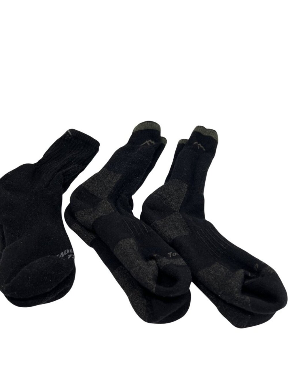 Darn Tough T4066 black gray socks L XL 3 pair